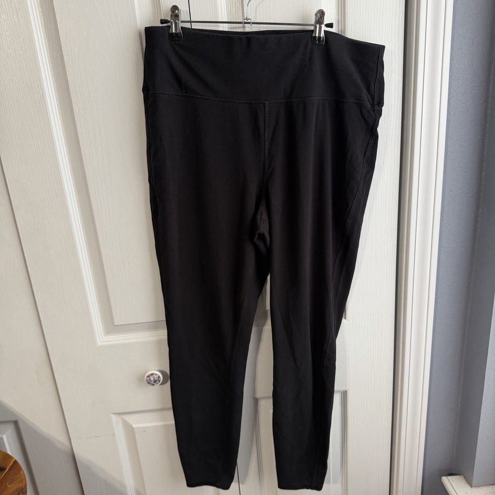 Wonderly Studio Black Ankle Leggings Women's Size XL Active Workout Gym Hike